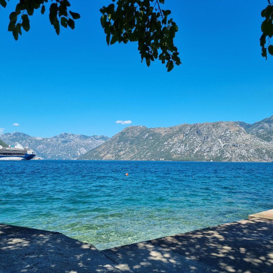 Studio On The Coast, With A View Of The Sunrise,Free We-Fi Kotor Extérieur photo